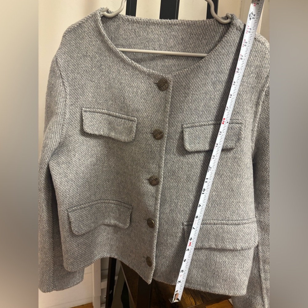 Gray Wool blazer/ jacket - Picture 5 of 5